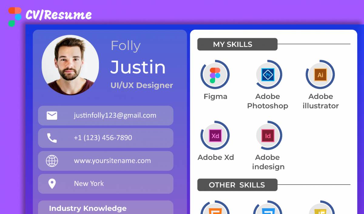 Figma CV/Resume Template