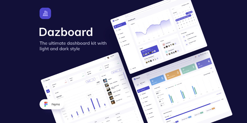 Figma Dazboard - The Ultimate Dashboard UI Kit