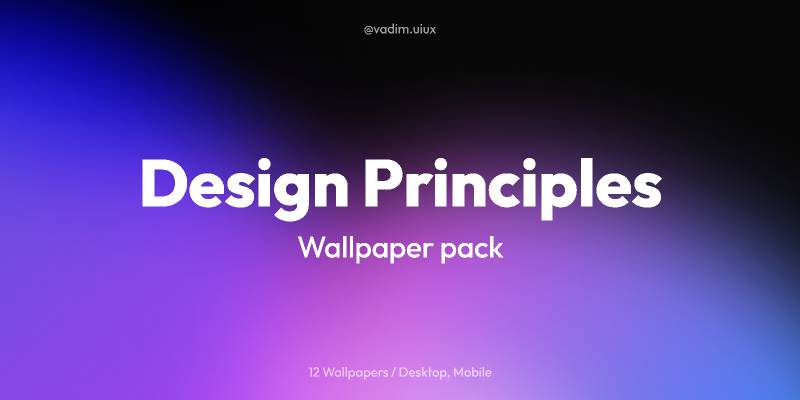 Figma Design Principles Wallpapers Pack