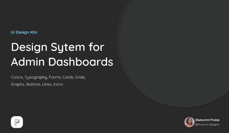 Figma Design System for Admin Dashboard