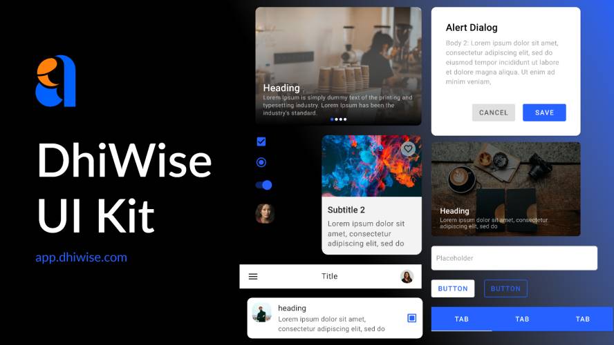 Figma DhiWise UI Kit