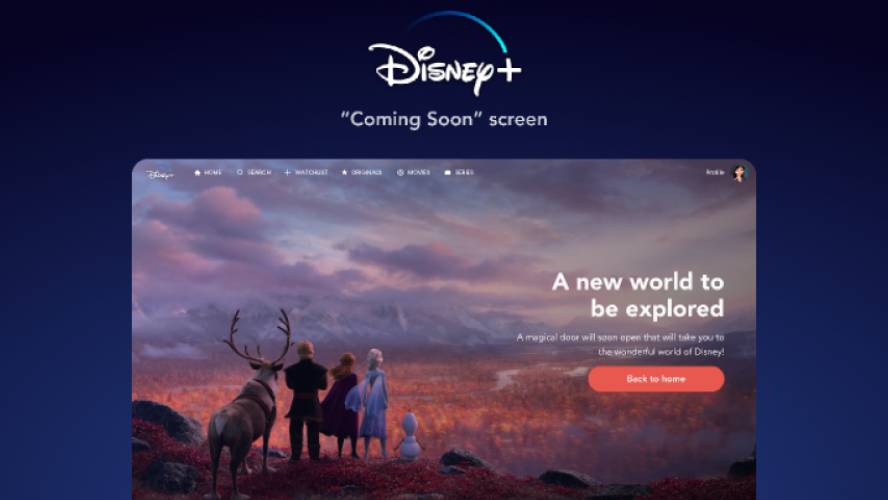 Figma Disney Plus Coming Soon Screen