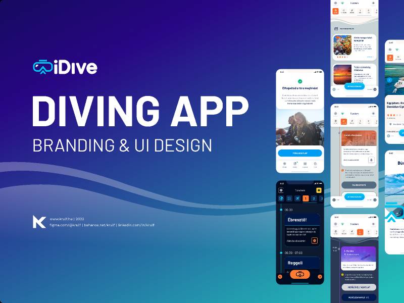 Figma Diving App Concept