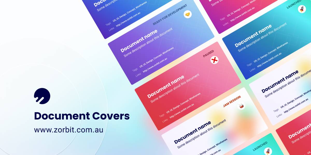 Figma Document Cover Free Download