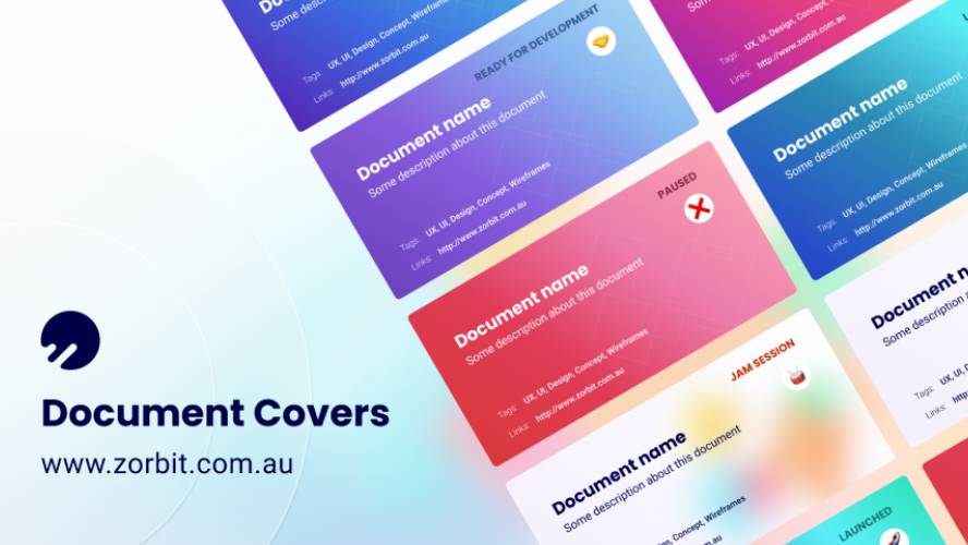 Figma Document Cover Free Download