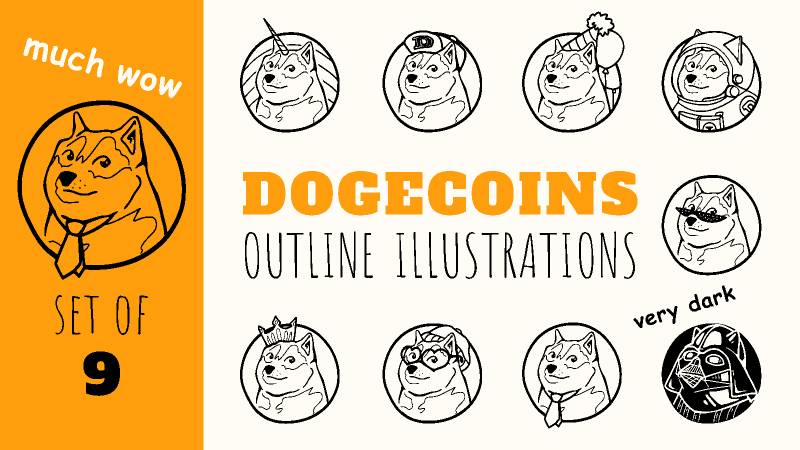 Figma Dogecoins Collection Vector