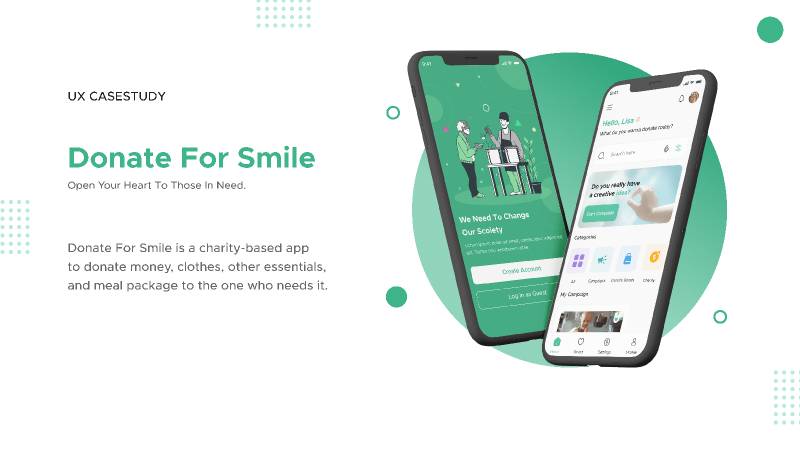 Figma Donate For Smile Mobile App