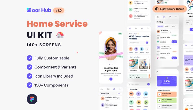 Figma DoorHub UI KIt Figma Community