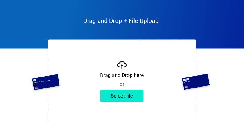 Figma Drag and drop file upload