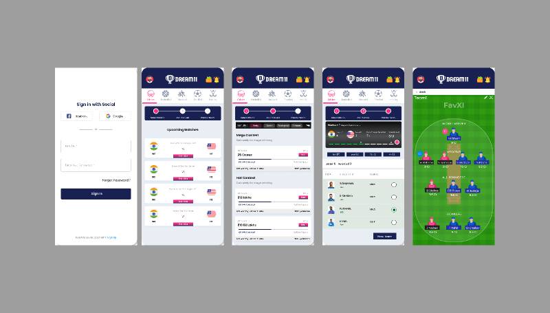 Figma Dream11 Redesign