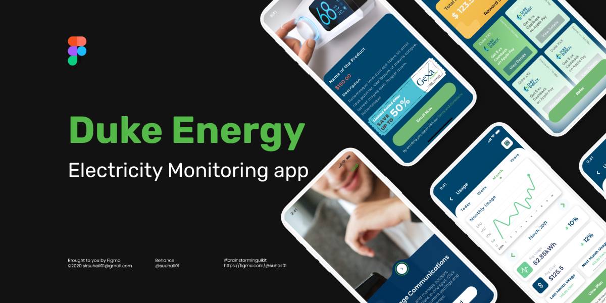 Figma Duke Energy Mobile App