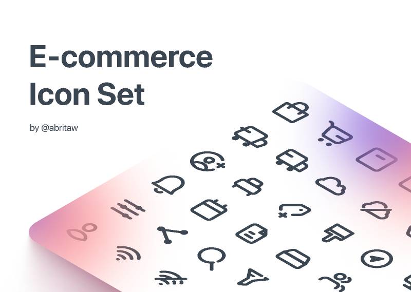 Figma E-Commerce Icon Set