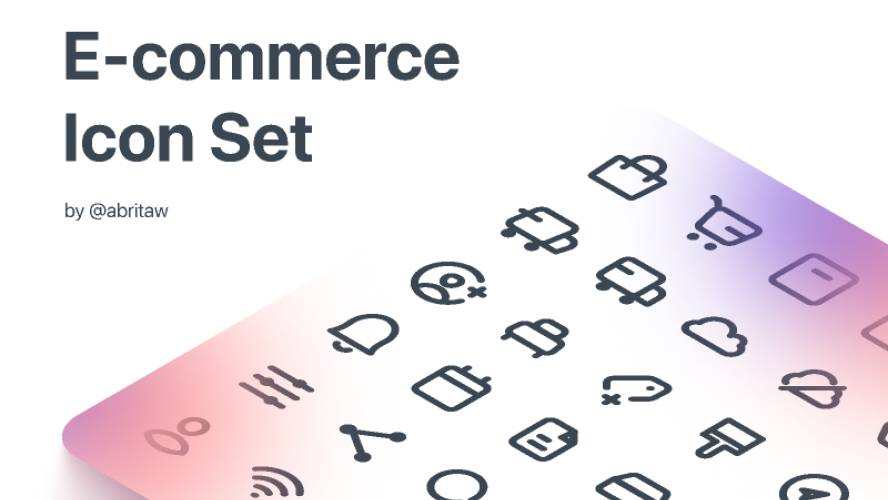 Figma E-Commerce Icon Set