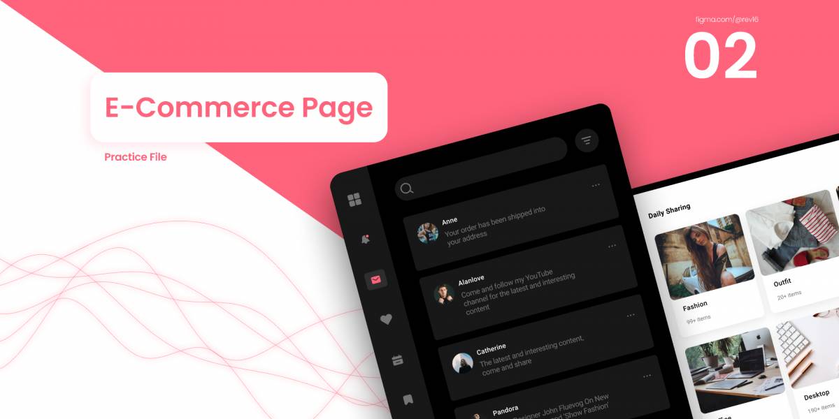 Figma E-commerce Page - Practice File