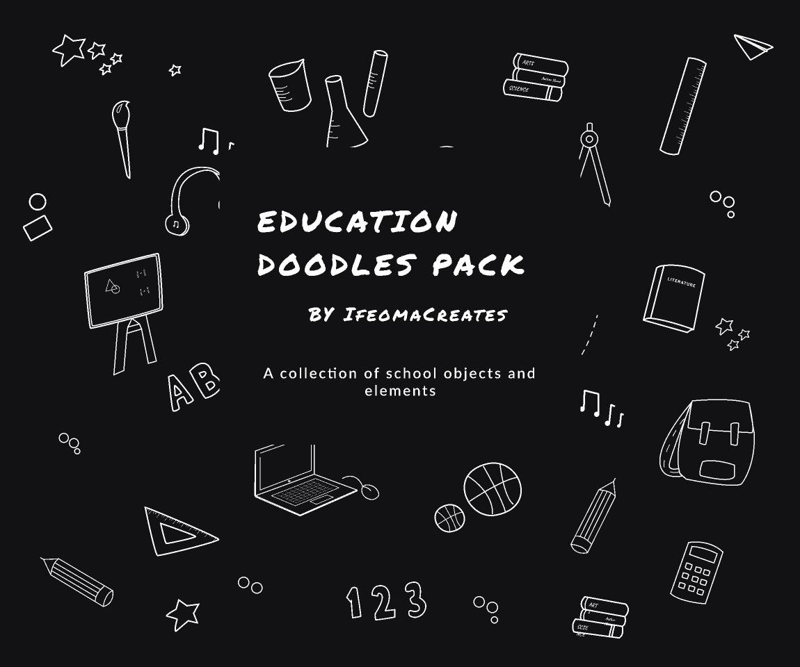 Figma Educational Doodles Pack Illustrastion