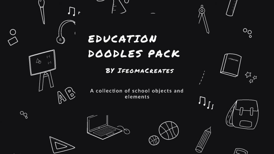 Figma Educational Doodles Pack Illustrastion