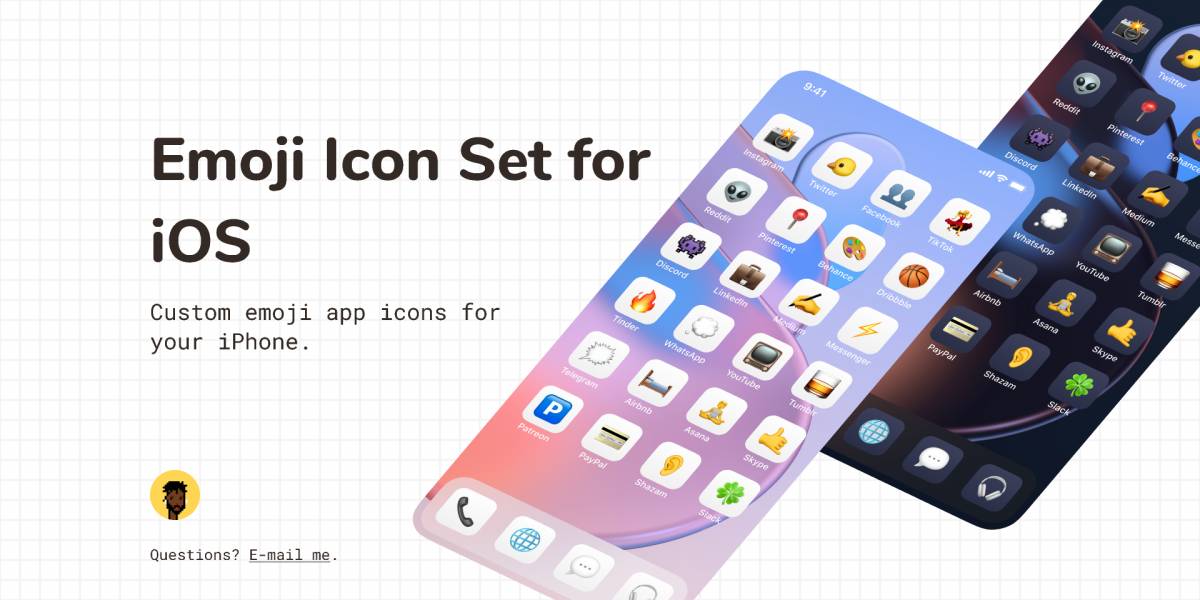 Figma Emoji Icon Set for iOS