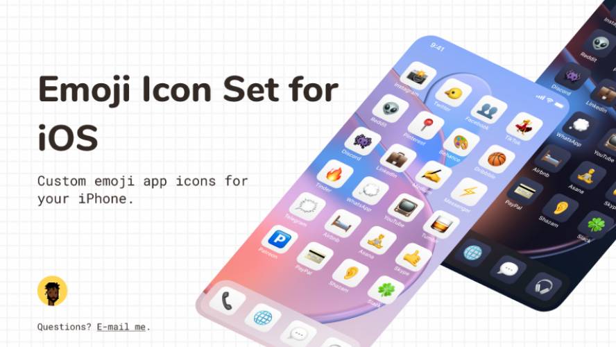Figma Emoji Icon Set for iOS
