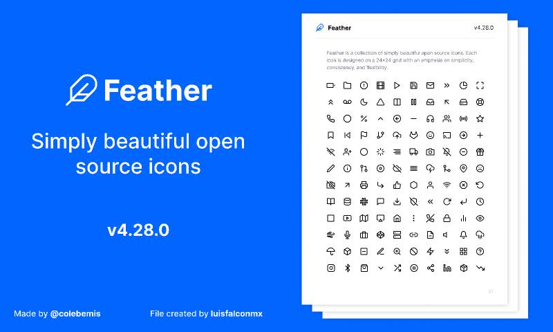 Figma Feather Icons v4.28.0