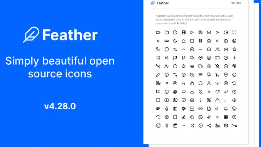 Figma Feather Icons v4.28.0