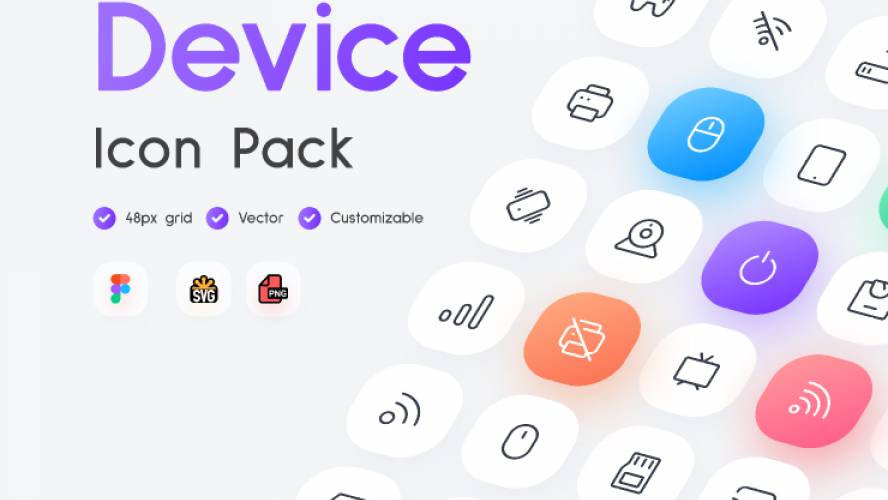 Figma Fee Device Icon Pack