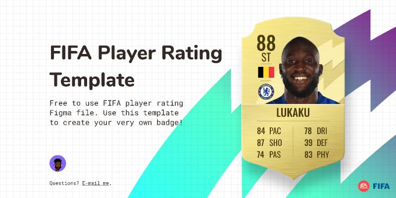 Figma FIFA Player Rating Template