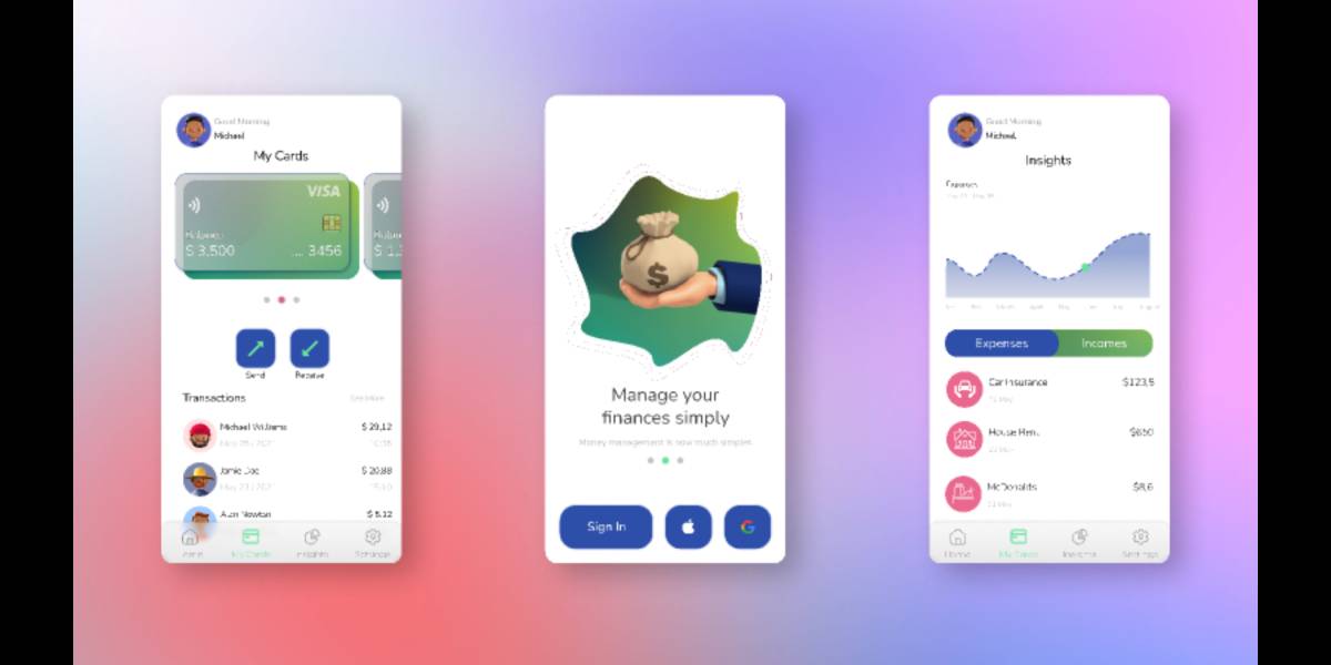 Figma Fintech UI / UX Design