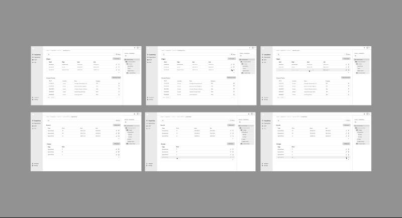 Figma Fixture mgt wireframing