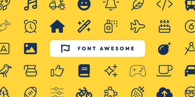 Figma Font Awesome Icon Component  (Free Download 1.6K + icons)