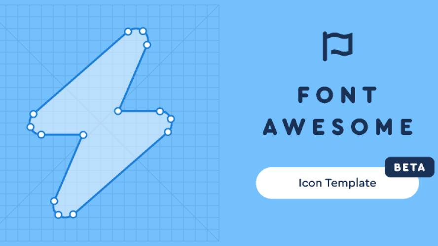Figma Font Awesome Icon Template (New Beta Version)
