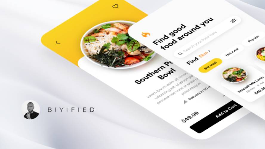 Figma Food App Project