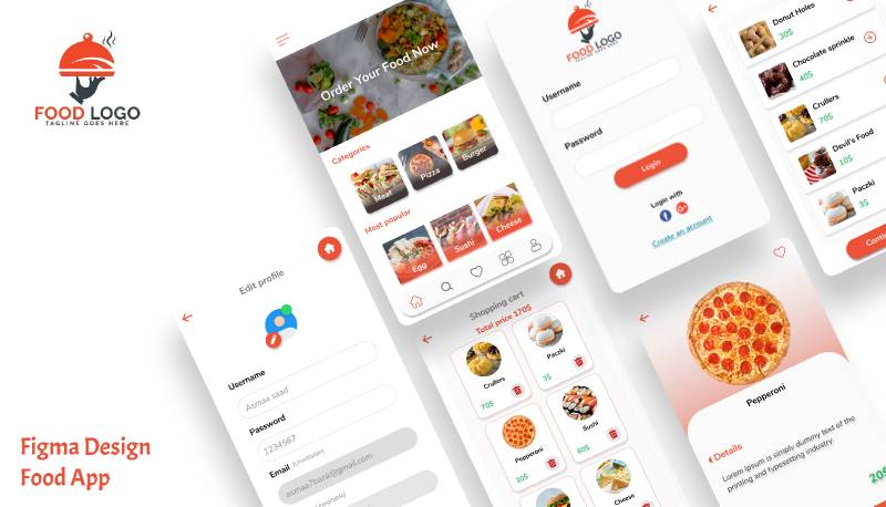 Figma Food App Template