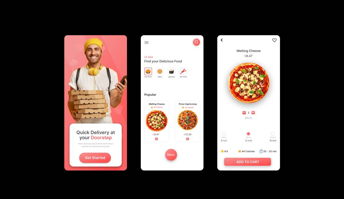 Figma Food Delivery App