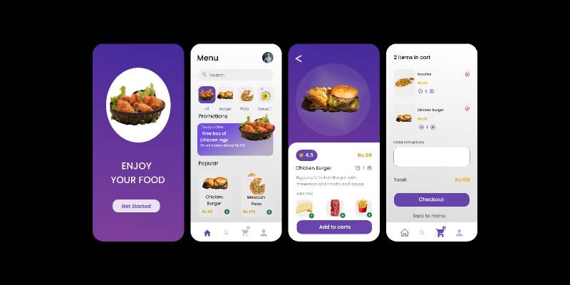Figma Food Ordering App Template
