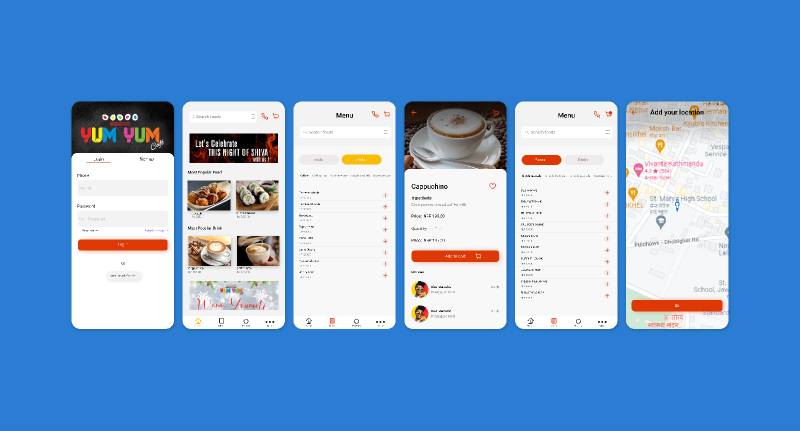 Figma Food ordering app