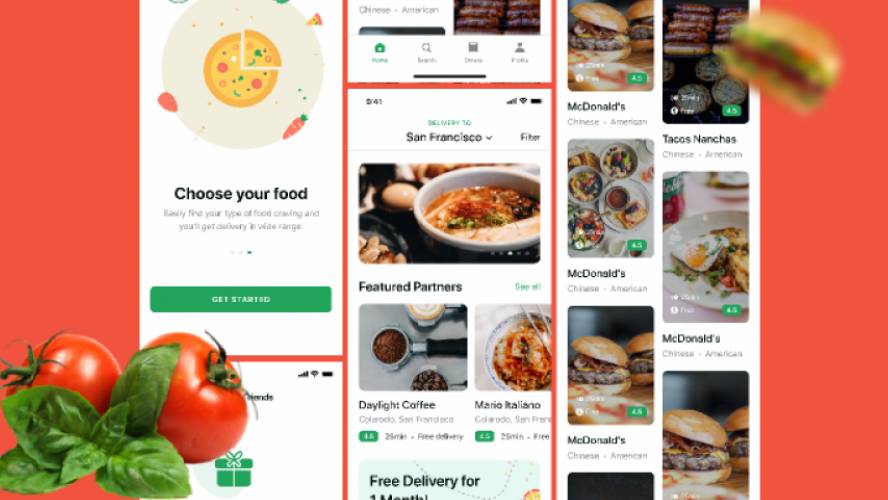 Figma Foodly Online Food ordering Mobile App