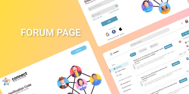 Figma Forum Page Template