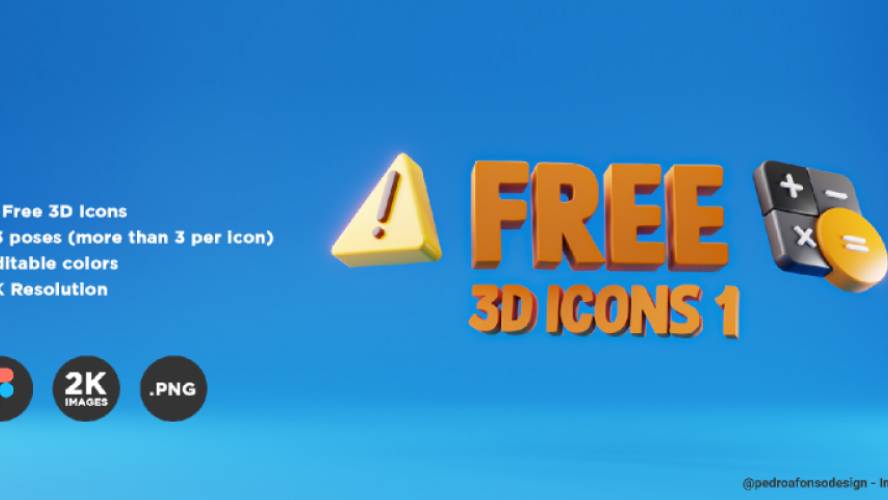 Figma Free 3D Icons