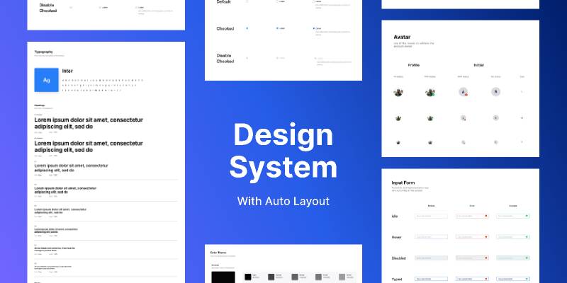 Figma Free Atomic Design System with Auto Layout
