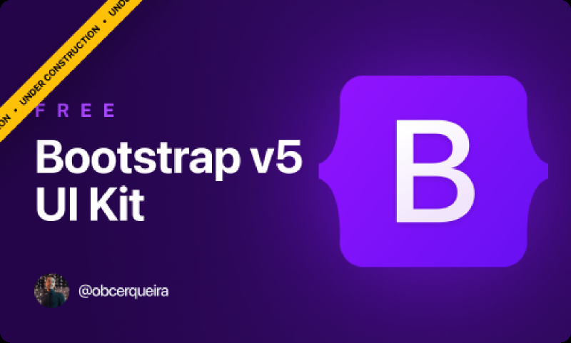 Figma Free Bootstrap v5 UI Kit