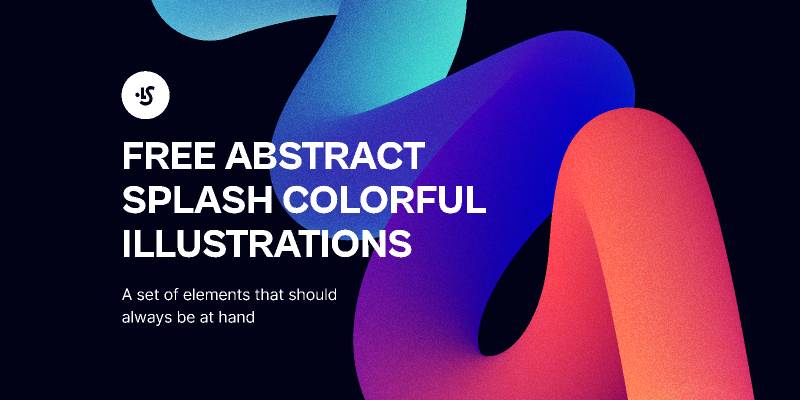 Figma Free Colourful Abstractions Illustration