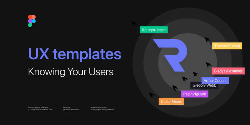 Figma Free Download Brainstorming UX templates