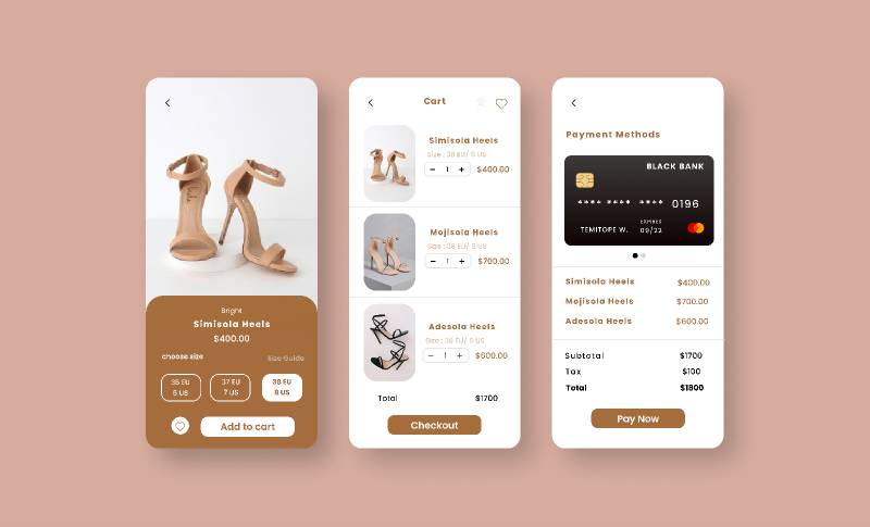 Figma Free Download Check Out Screen Mobile Template