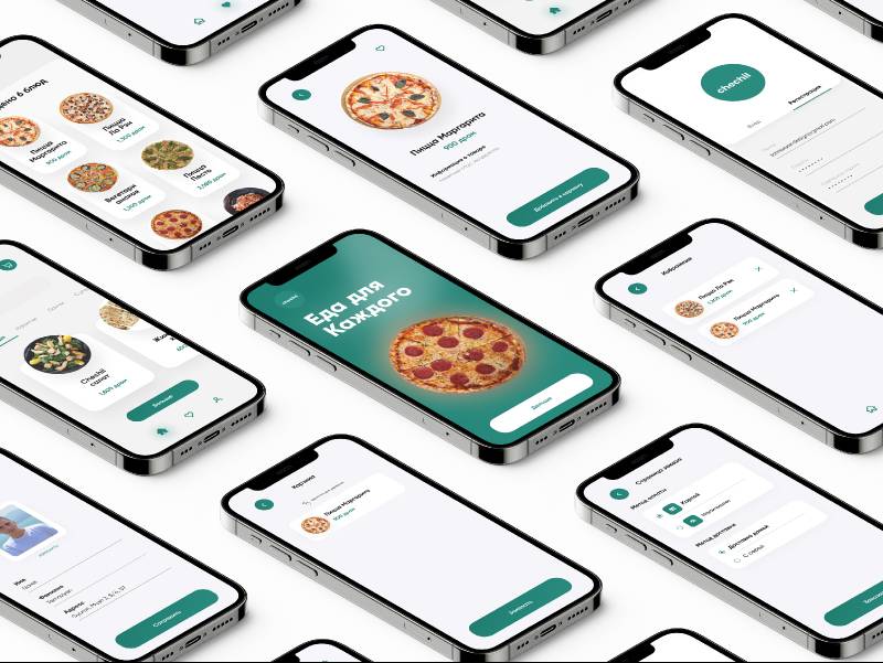 Figma free Food delivey app UI