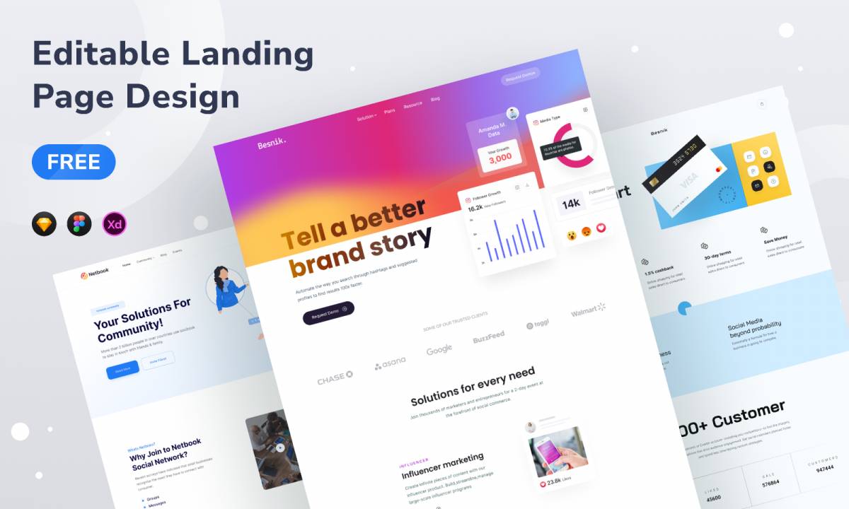 Figma Free Landing Page Design