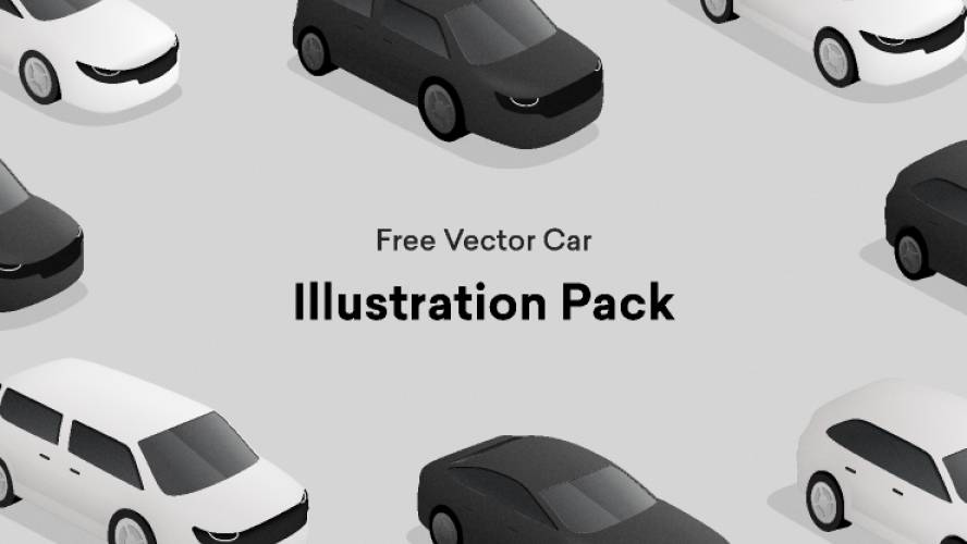 Figma Free Vector Car Illustration Pack