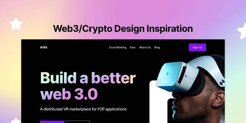 Figma Free Web3/Crypto Metaverse Design Inspiration
