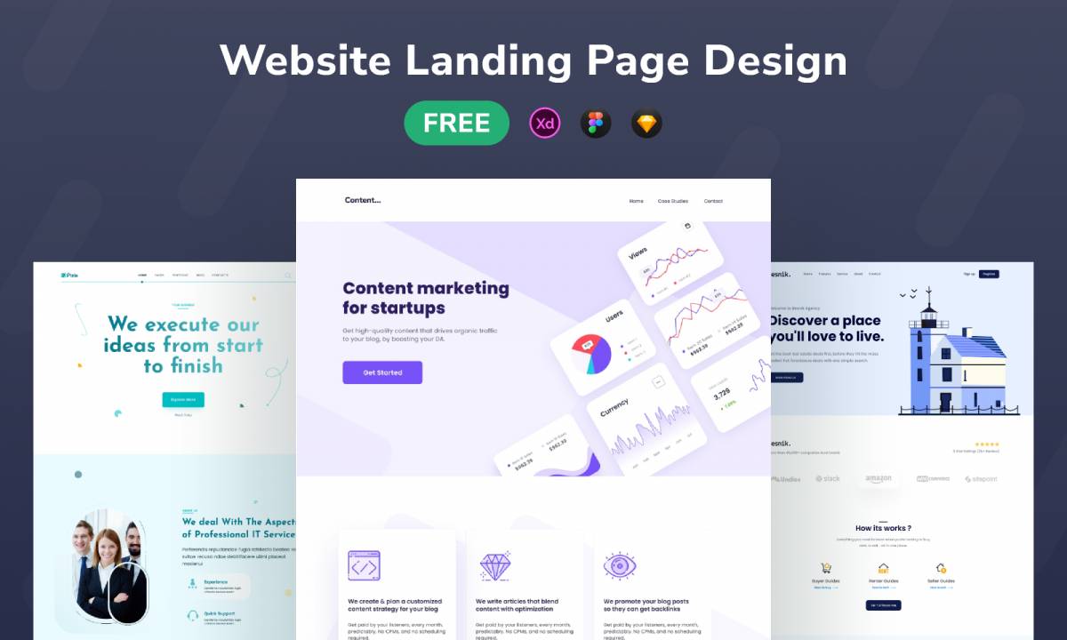 Figma Free Website Landing Page Design