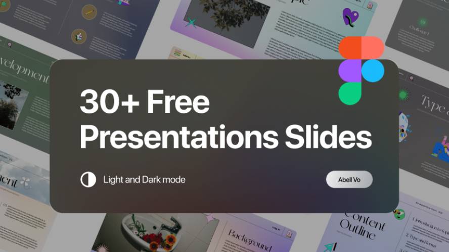 Figma Freebie 30+ Free Presentation Slides