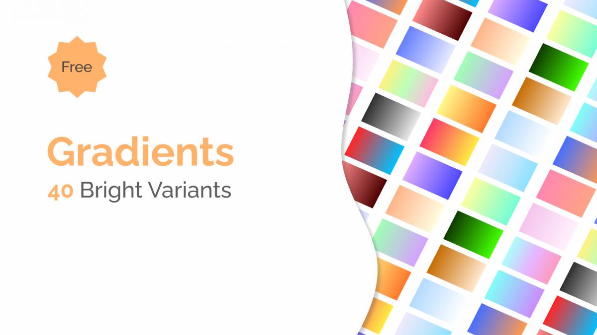 Figma Freebie 40+ Gradients Variants